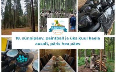 18. sünnipäev. Paintballi käigus kuul kaela – päris hea päev